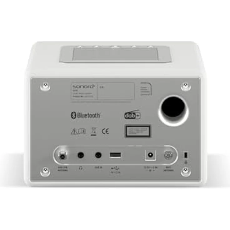 sonoro Elite Internetradio mit CD-Player & Bluetooth, DAB Plus, WLAN, Wecker, Podcasts, Spotify, Amazon Music, Deezer, Weiß – Bild 3