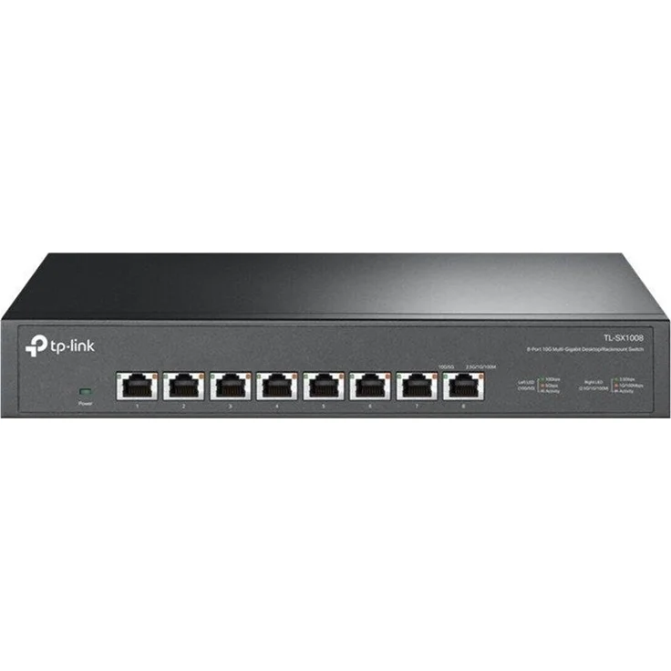 TP-Link TL-SX1008 8-Port 10G Multi-Gigabit Switch – Bild 2