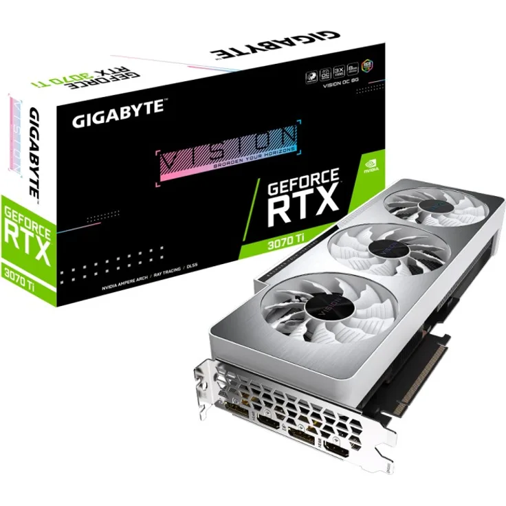 Gigabyte AORUS XTREME GV-N307TVISION OC-8GD Grafikkarte NVIDIA GeForce RTX 3070 Ti 8 GB GDDR6X (GV-N307TVISION OC-8GD)