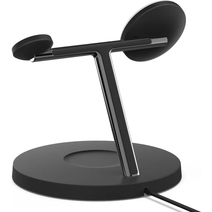 Belkin BoostCharge PRO drahtloses 3-in-1-Ladegerät mit MagSafe für iPhone 14, 13, 12 + Apple Watch + AirPods (lädt iPhone 14-Modelle magnetisch mit bis zu 15 W auf), schwarz (WIZ009vfBK) – Bild 6