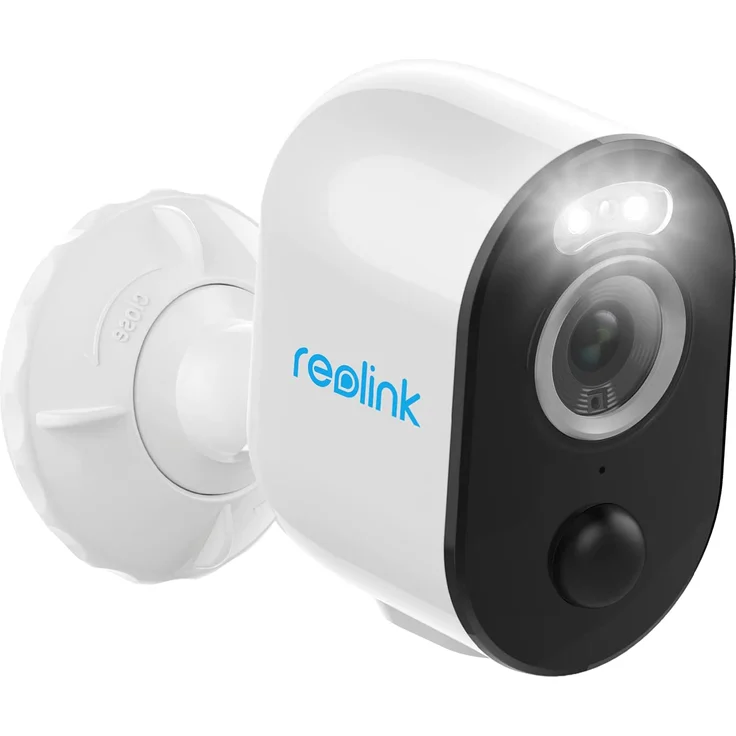 Reolink Argus 3 Pro 2K 4 MP Überwachungskamera, Außen, Akku, mit Personen-/Fahrzeugerkennung, WLAN Batterie IP Kamera mit 2,4/5 GHz, Spotlights, Vollfarb-Nachtsicht, PIR-Sensor, Zeitraffer, 2-Wege-Audio, Weiß – Bild 2