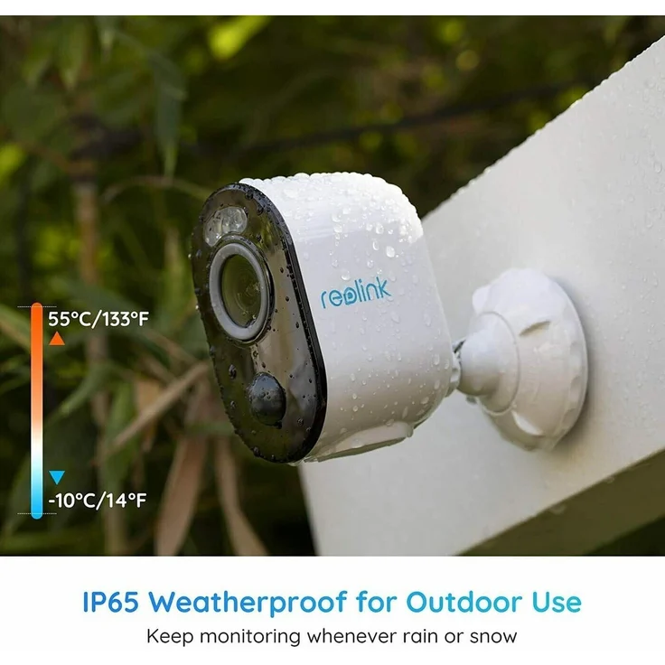 Reolink Argus 3 Pro 2K 4 MP Überwachungskamera, Außen, Akku, mit Personen-/Fahrzeugerkennung, WLAN Batterie IP Kamera mit 2,4/5 GHz, Spotlights, Vollfarb-Nachtsicht, PIR-Sensor, Zeitraffer, 2-Wege-Audio, Weiß – Bild 5