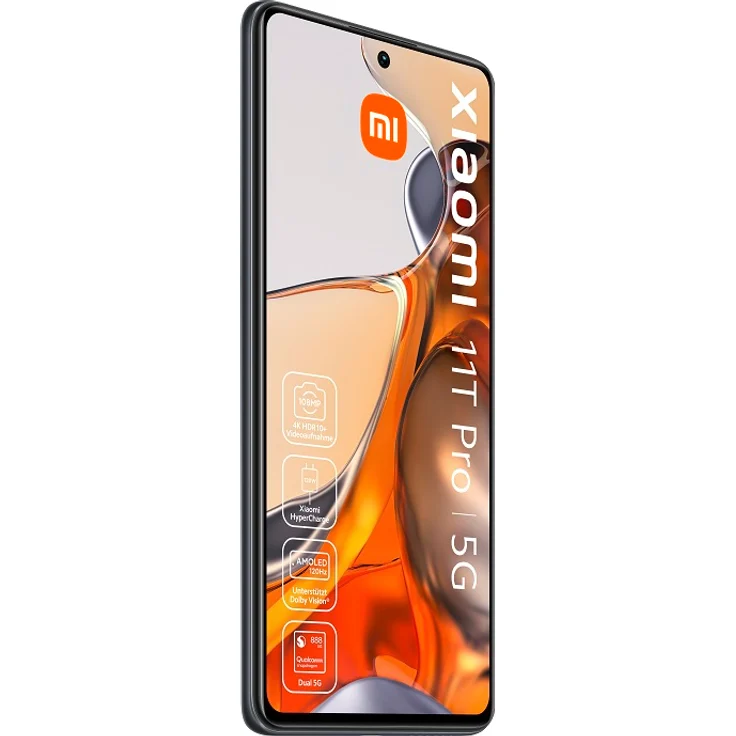 Xiaomi 11T Pro 5G Smartphone 6,67 Zoll AMOLED-Display, 256GB interner Speicher, 8GB RAM, Dual-SIM, Android 11, Meteorite Gray – Bild 4