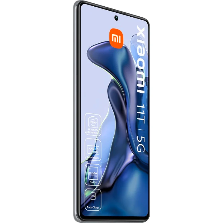 Xiaomi 11T 5G Smartphone 6,67 Zoll AMOLED-Display, 256GB interner Speicher, 8GB RAM, Dual-SIM, Android 11, Moonlight White – Bild 3