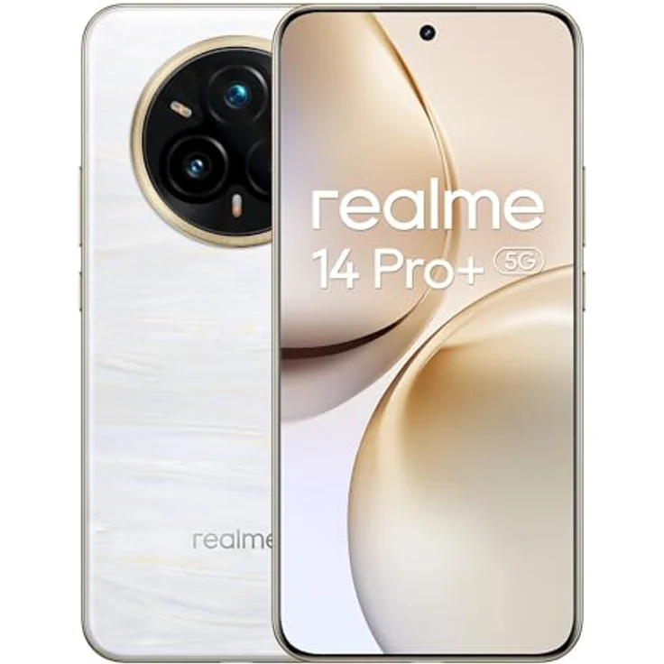 Realme 14 Pro+ 5G 512GB 12GB Smartphone, 50 MP Kamera, Dunkelblau – Bild 4
