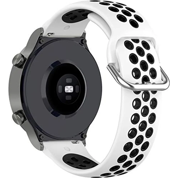 Shieranlee Soft Silicone Watch Strap, 22mm Armband kompatibel mit Huawei Watch GT2 PRO, YAMAY SW022, Imilab KW66, Haylou RT LS05S, OnePlus, Quick-Release – Bild 3