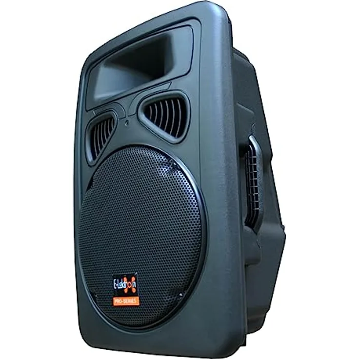 E-Lektron JAD30-B Sound-Anlage USB/SD & Bluetooth Soundsystem, 400W RMS Bi-Amp Enstufe in stabilem Kunststoffgehäuse, schwarz
