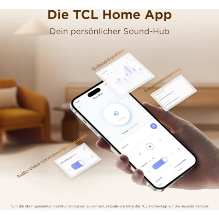 TCL S60K 3.1-Kanal Dolby Atmos Soundbar mit KI-Klangenpassung und DTS:X – Bild 8