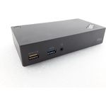 Lenovo ThinkPad Ultra Dock USB 3.0 Docking Station 40A8 inkl. 45W Netzteil, gebraucht, passend für verschiedene ThinkPad Modelle, 4K 30 Hz, Schwarz