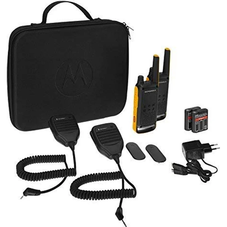 Motorola Talkabout T82 Extreme RSM PMR Funkgerät (Bis zu 10 km Reichweite, IPx4 Wetterschutz, 500 mW, VOX) – Bild 2