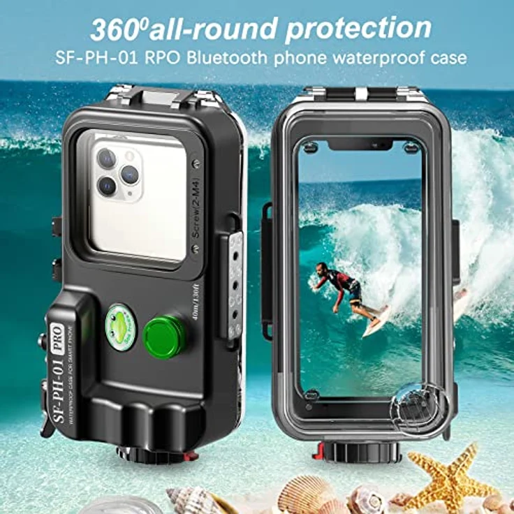 Seafrogs SF-PH-01 Pro Professional Diving Phone Case [40 M/130 Fuß] – Bild 9