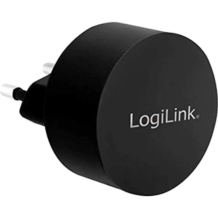 LogiLink PA0218 Fast Charging - USB Steckdosenadapter (2x USB-A, 10,5W) für Smartphones-Tablets-MP3-MP4 Player-eBooks-Navi-etc. mit Überlade-, Tiefentlade-, Überlast- und Kurzschlussschutz, schwarz – Bild 3