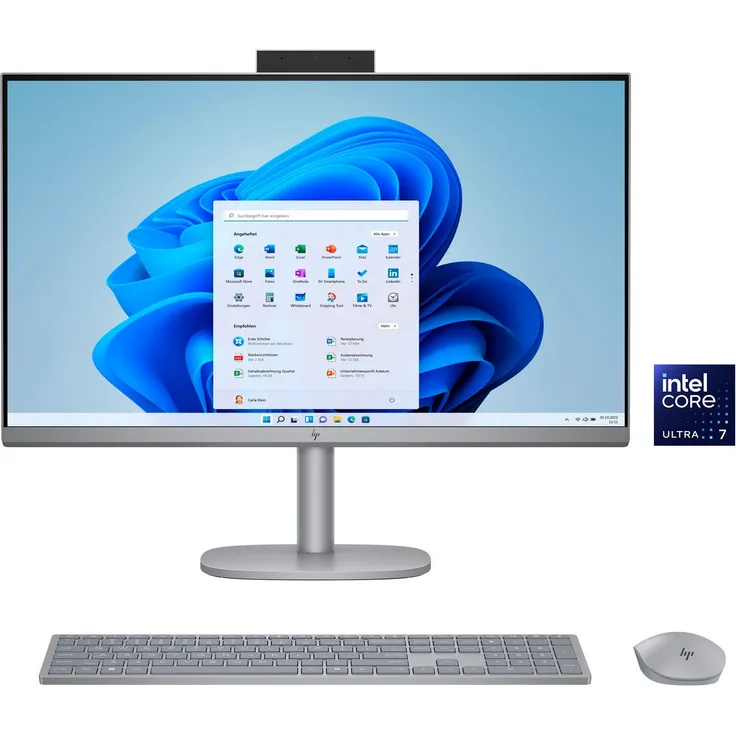HP OmniStudio X 27-cs1075ng, All-in-One PC 27 Zoll mit Intel Core Ultra 7, 16 GB RAM und 1000 GB SSD, ARC Graphics