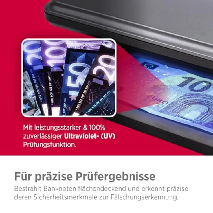 OLYMPIA Geldscheinprüfgerät Wasserzeichentest 9 Watt UV UV586 – Bild 7