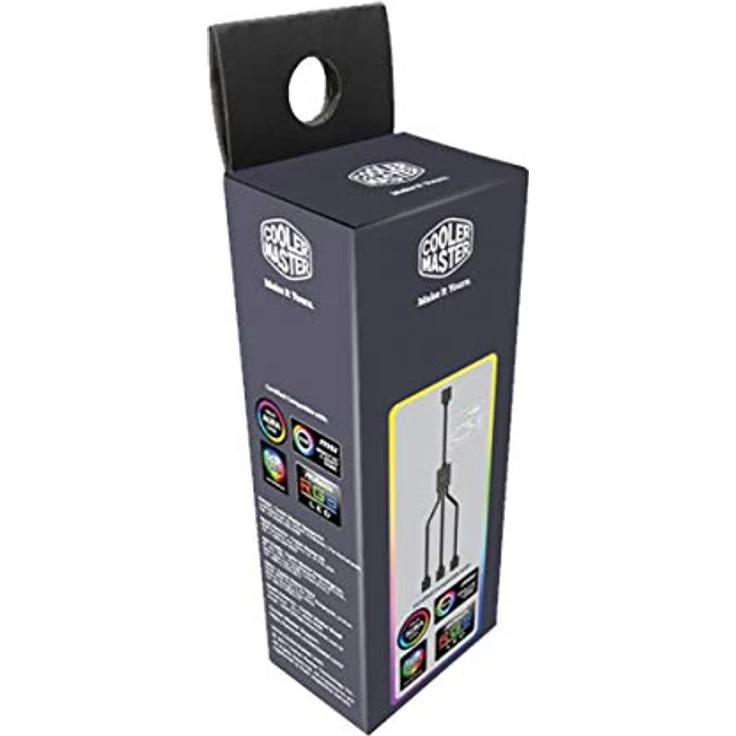 Cooler Master 1-to-3 RGB Splitter Cable - Ventilatorkabel - Schwarz - 58 cm (R4-ACCY-RGBS-R2) – Bild 10