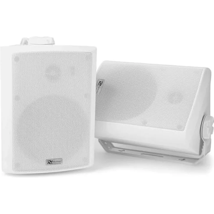 Power Dynamics WS40A Bluetooth und WiFi Lautsprecher-Set, 200 Watt, 4 Zoll, IP55, Weiß – Bild 1