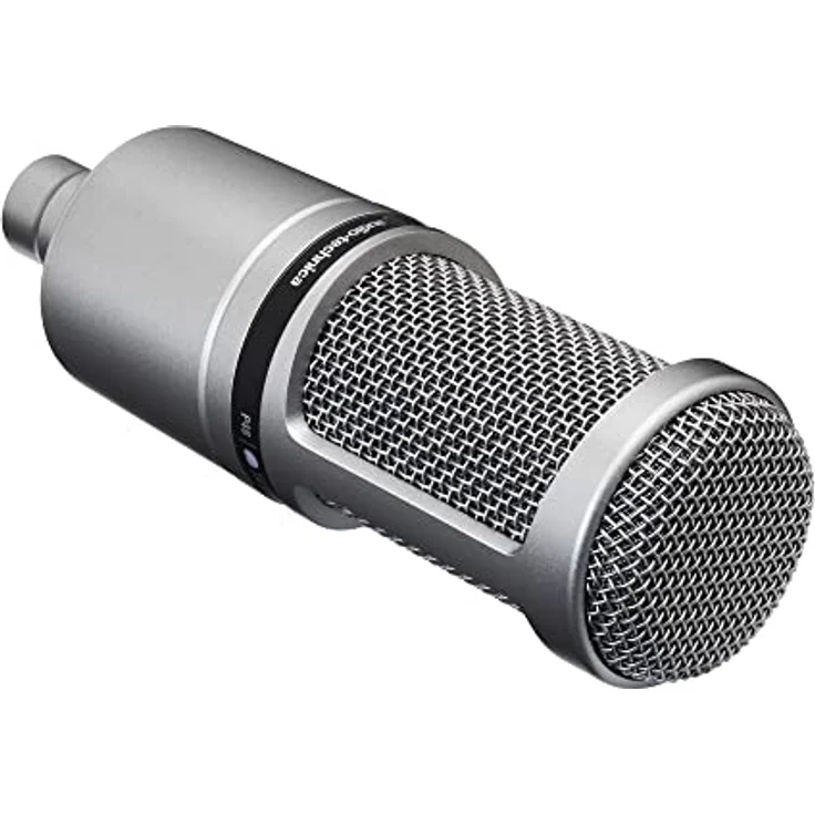Audio-Technica AT2020 Kondensatormikrofon mit Nierencharakteristik (XLR Anschluss) für Voiceover, Podcasting, Gesang oder instrumentale Live-Aufnahmen, AT2020GM, Metal – Bild 5
