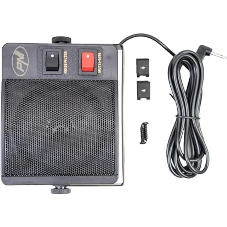 PNI DE750, Externer Lautsprecher für CB-Radiosender, 8 Ohm, 4 W, 3-Zoll-Lautsprecher mit 3,5-mm-Buchse, robustes Design, 180 cm Kabel – Bild 4