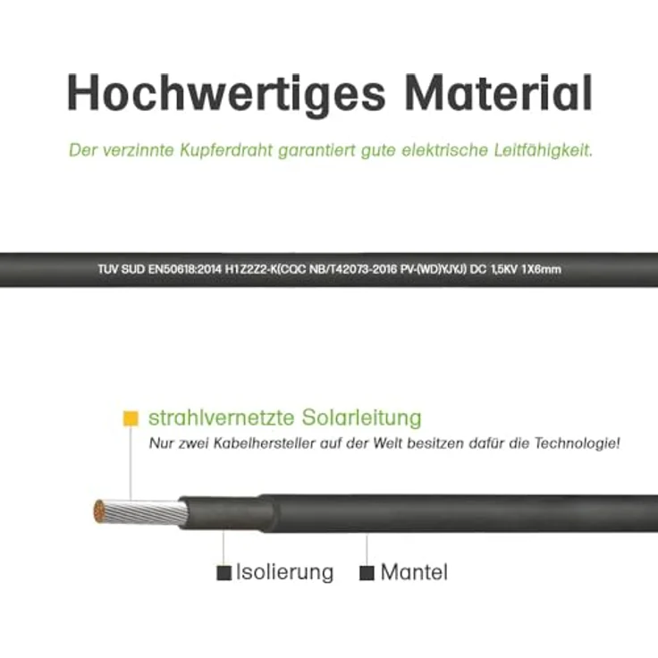 Offgridtec 3m 6mm² MC-4-Verbindungskabel Stecker/Buchse Verlängerung mit strahlenvernetzten Solarkabel, Lapp, Deutschland – Bild 3