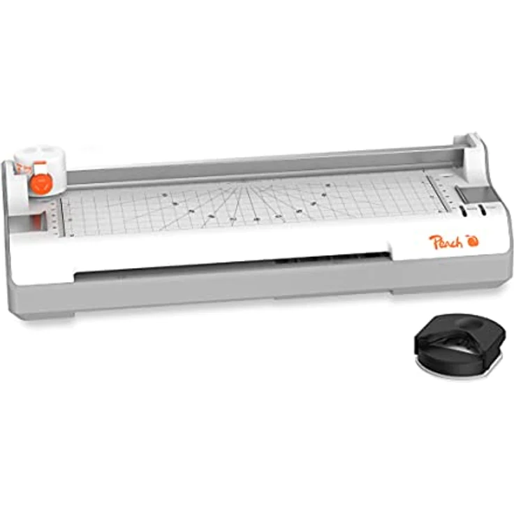 Peach 6 in 1 Laminiergerät A4 inkl. Eckenrunder, Trimmer, Laminierfolien - ABS - geeignet für alle handelsüblichen Folien bis 2x125 mic. - Heiß- & Kaltlaminiergerät - PB350 – Bild 1