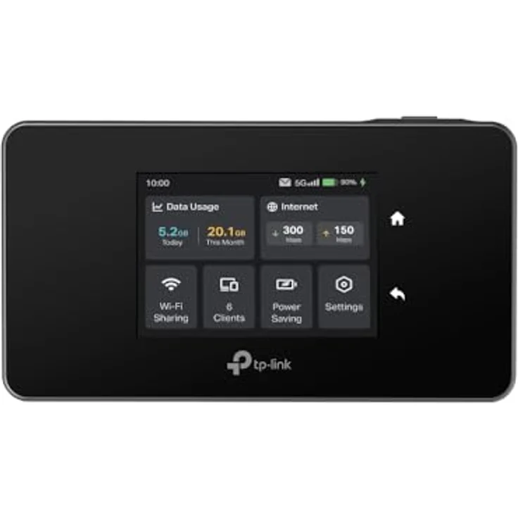 TP-Link M7XXX, mobiler Router mit 4G, Wi-Fi 6, 2880 Mbit/s, Schwarz – Bild 5