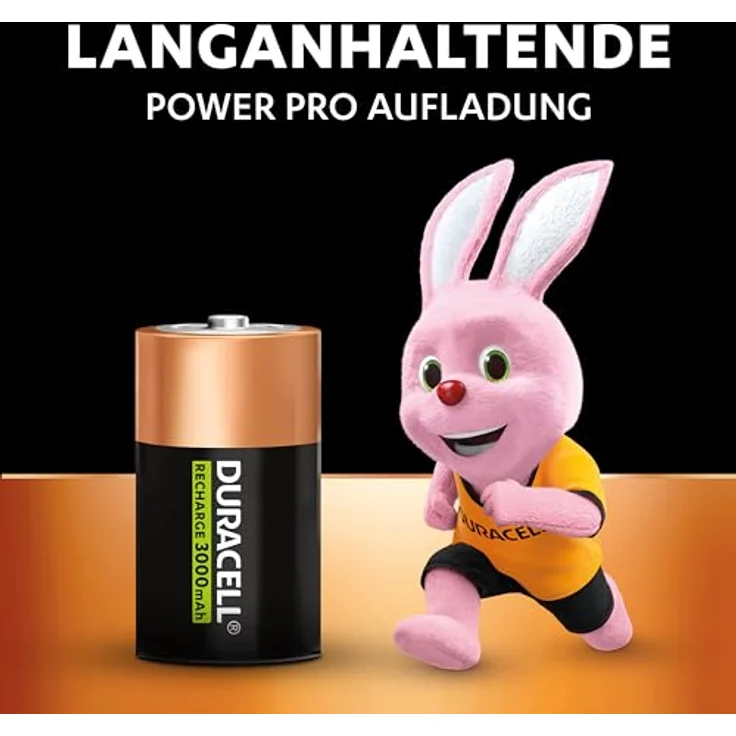 Duracell Rechargeable D 3000 mAh Mono Akku Batterien LR20, 2er Pack – Bild 2