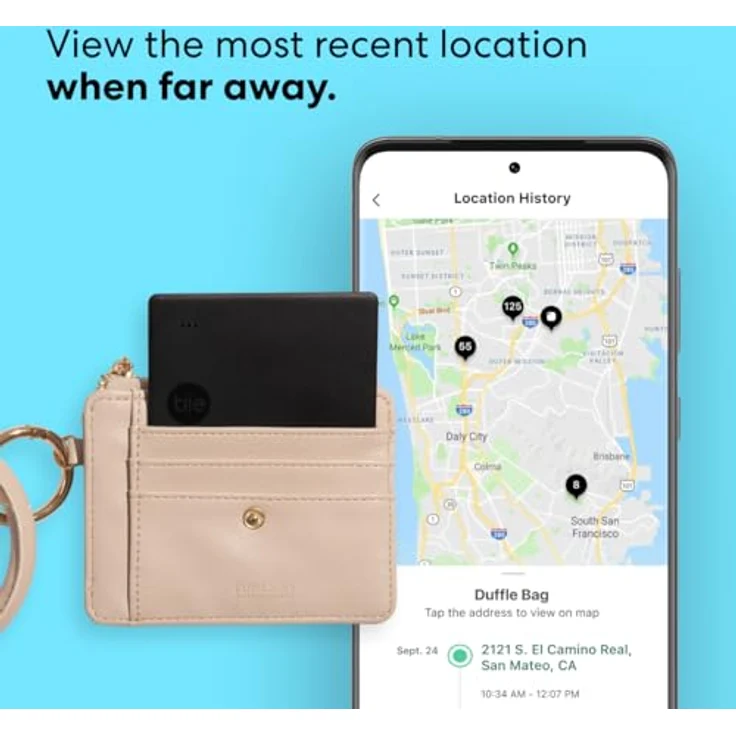 Tile Bluetooth Tracker Slim 2022 schwarz – Bild 5