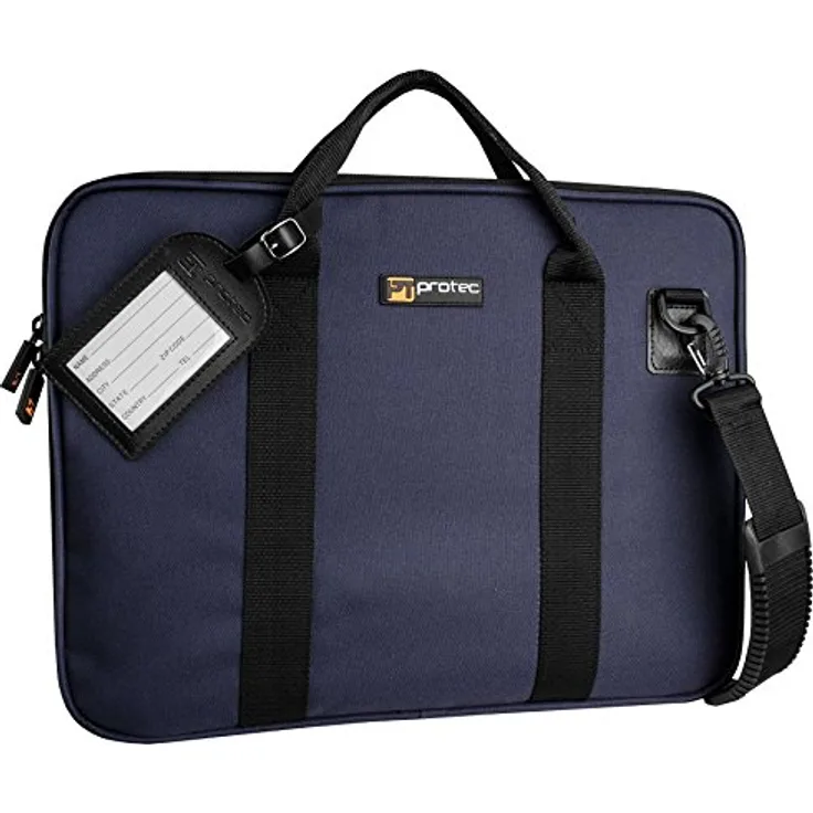 Protec Schlanke Portfolio-Tasche, blau (P5BX)