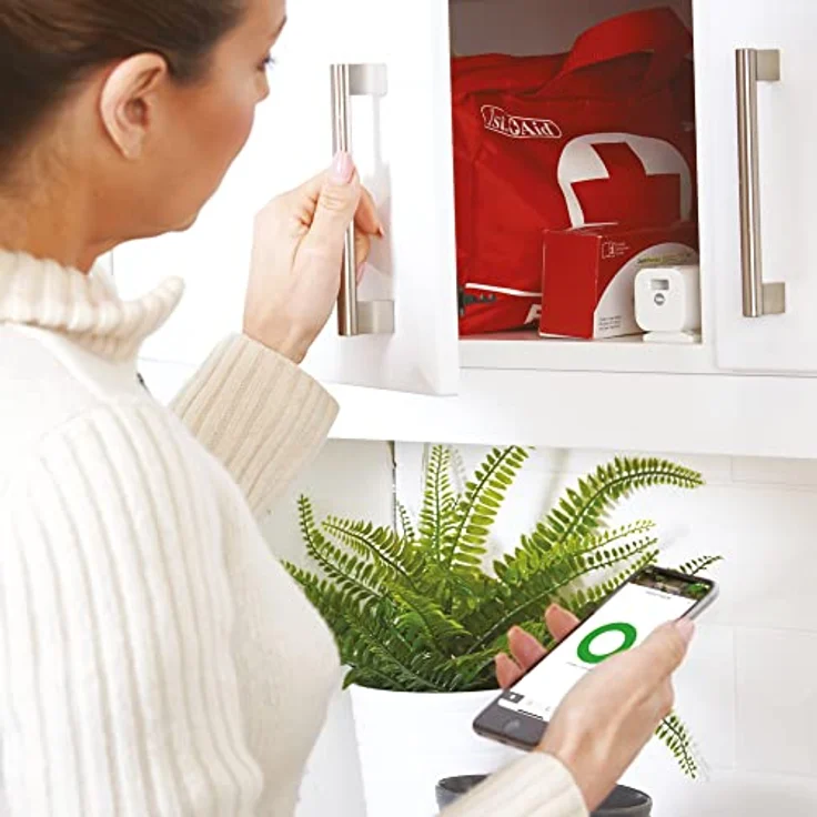 Yale - Smart Cabinet Lock - Smartes -Schrankschloss - (05-SCL1-0-00-50-11) - Kleines Design - Automatische Verriegelung - Schlüssellos - Kindersicherung Werkzeugen und Medizinschränken – Bild 2