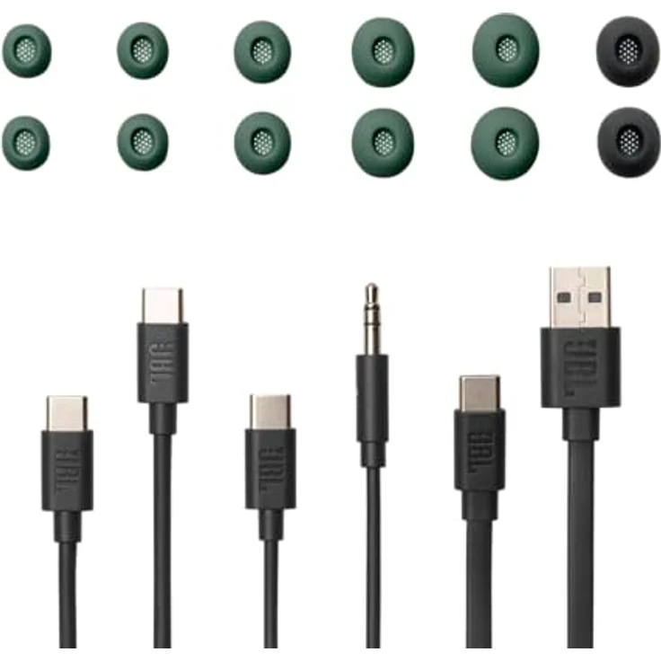 JBL Tour Pro 3, True Wireless Bluetooth-Kopfhörer mit 40 h Akkulaufzeit, True Adaptive Noise Cancelling 2.0 und JBL Spatial 360 Sound, Grün – Bild 5