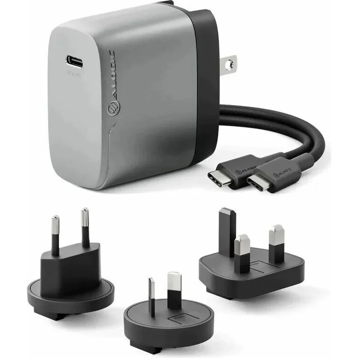 ALOGIC WCM1X67-SGR, Handy-Ladegerät, Indoor, AC, 20 V, 3,35 A, IP67, Schwarz, Grau