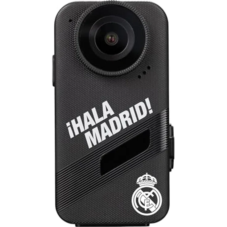 Real Madrid Action-Kamera 4K, Touchscreen, EIS, wasserfest, Sony Sensor, WLAN, 20 MP, MicroSD bis 256 GB, inkl. Fernbedienung