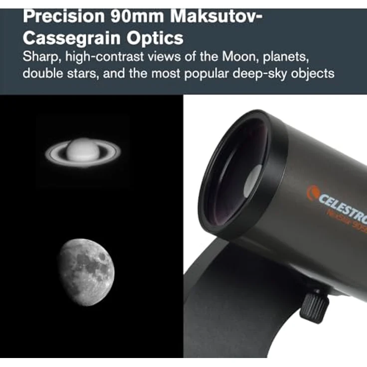 Celestron 22087 NexStar 90 SLT Mak computergesteuertes Teleskop – Schwarz – Bild 6
