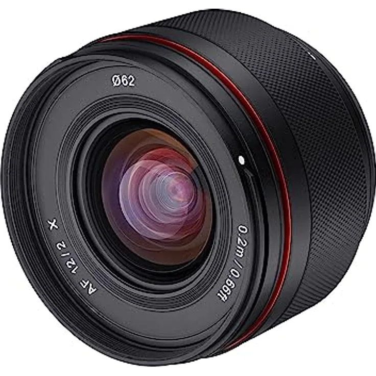 Samyang AF 12mm F2.0, Ultra Weitwinkel-Objektiv mit Autofokus für Fuji X-Mount Kameras, lichtstark, wettergeschützt