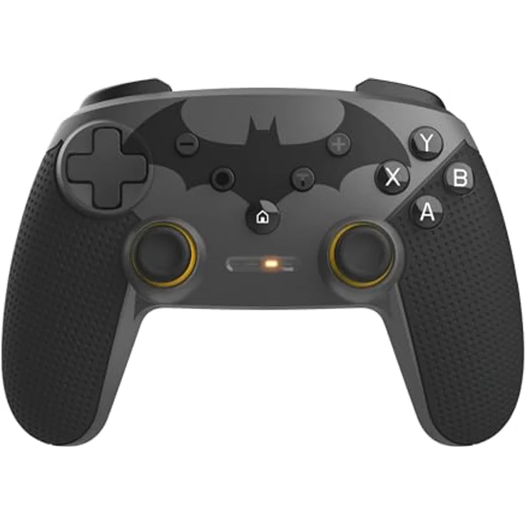 Trust MUTA Wireless Controller Batman, Multiplattform-Gaming Controller für PC, iOS, Switch und Android, gelb und schwarz, wiederaufladbar mit programmierbaren Tasten und Vibrationsfunktion – Bild 2