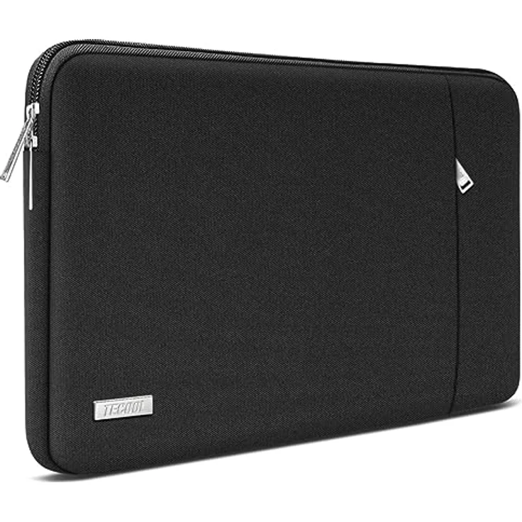 TECOOL Laptoptasche 16 Zoll, wasserdichte Notebook-Hülle für MacBook Pro 16 M4/M3/M2/M1 (2019-2024) und Lenovo, Dell, HP, ASUS, Schwarz, mit stoßfester Polsterung und Zubehörfach – Bild 1