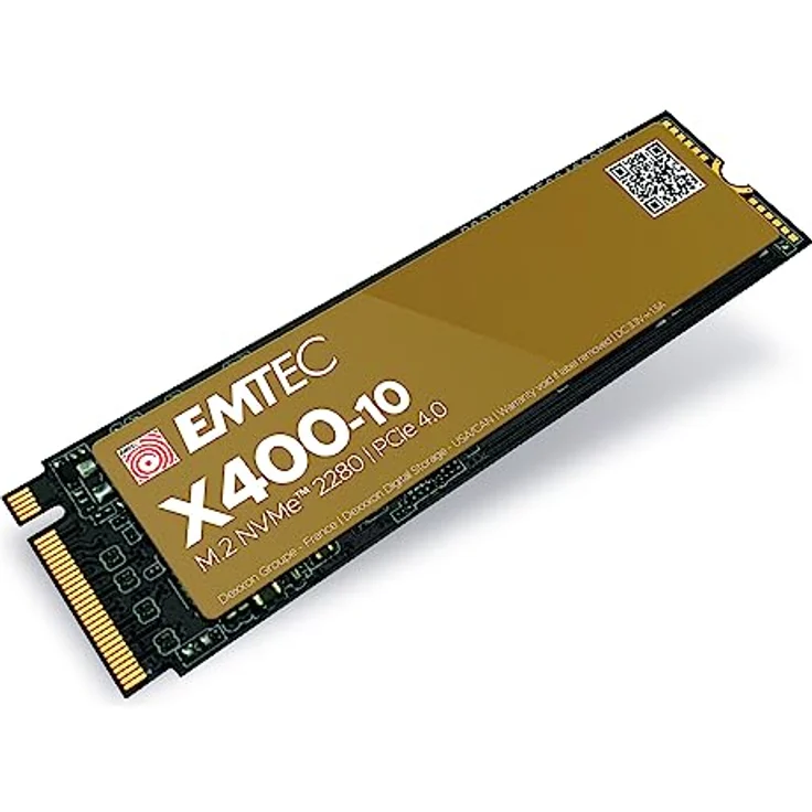 Emtec ECSSD4TX410 interne SSD 4TB 7400/7000MB/sek. X400-10 NVMe PCIe Gen. 4 M.2 - ECSSD4TX410 – Bild 2