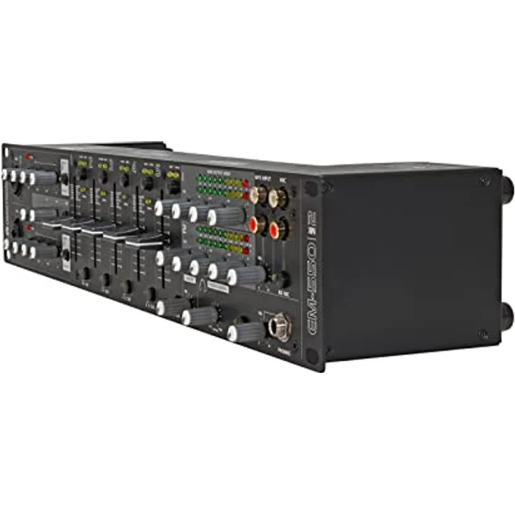 Omnitronic EM-550B MK2, Entertainment-Mixer für Studio- und Live-Anwendungen, 7 Kanäle, robuste Bauweise – Bild 7
