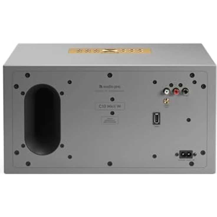 Audio Pro C10 MkII W, WLAN Multiroom Lautsprecher mit Chromecast, Bluetooth und Airplay 2, Grau – Bild 5