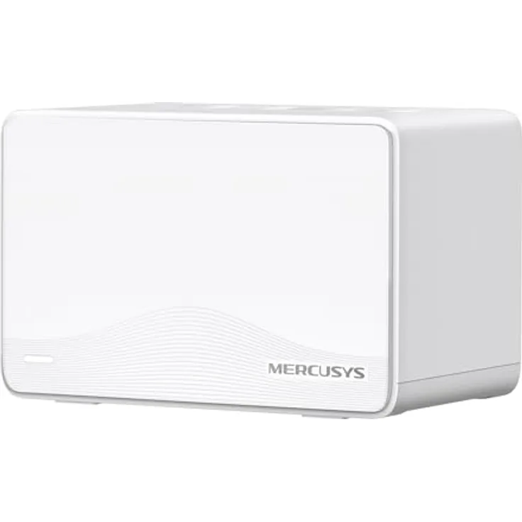 MERCUSYS Halo H25BE Mesh WLAN Set (2er-Pack), Wi-Fi 7 BE3600 Dualband-Router & Repeater mit 3 × Gigabit-Anschlüssen, MU-MIMO, WPA3 und Kindersicherung, empfohlen für 2–4 Schlafzimmer
