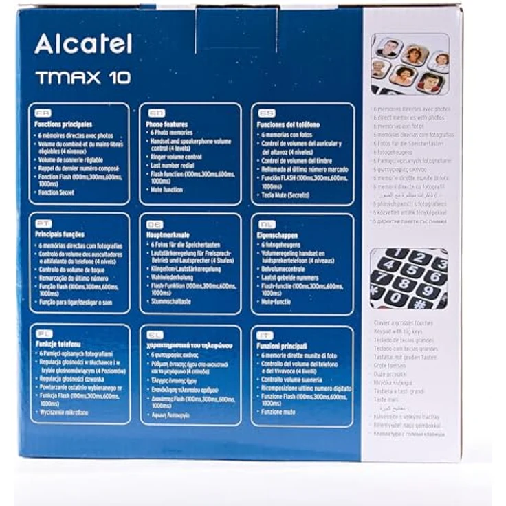 Alcatel TMAX 10 - Kabelgebundenes Telefon für Senioren, Weiß – Bild 6