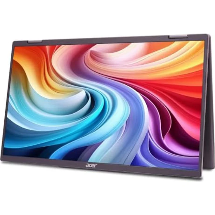 Acer PD163Qbmiuux, 16" Full-HD tragbarer Monitor mit Dual-Screen-Funktionalität und USB Type-C Anschlüssen – Bild 3