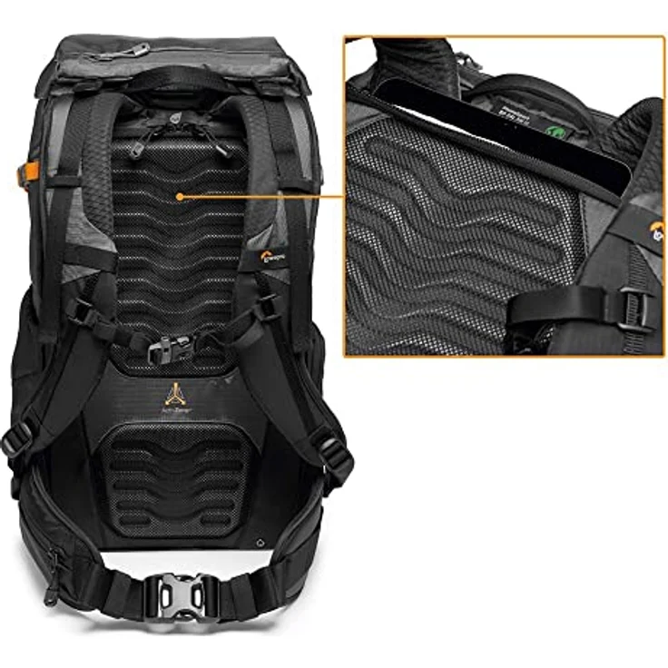 Lowepro PhotoSport BP 24L AW III, Wander Kamerarucksack für Spiegellose, seitlicher Zugriff, herausnehmbarer Kameraeinsatz und Zubehörgurtsystem, Grau -für Spiegellose Kameras kompatibel mit Sony α7 – Bild 4