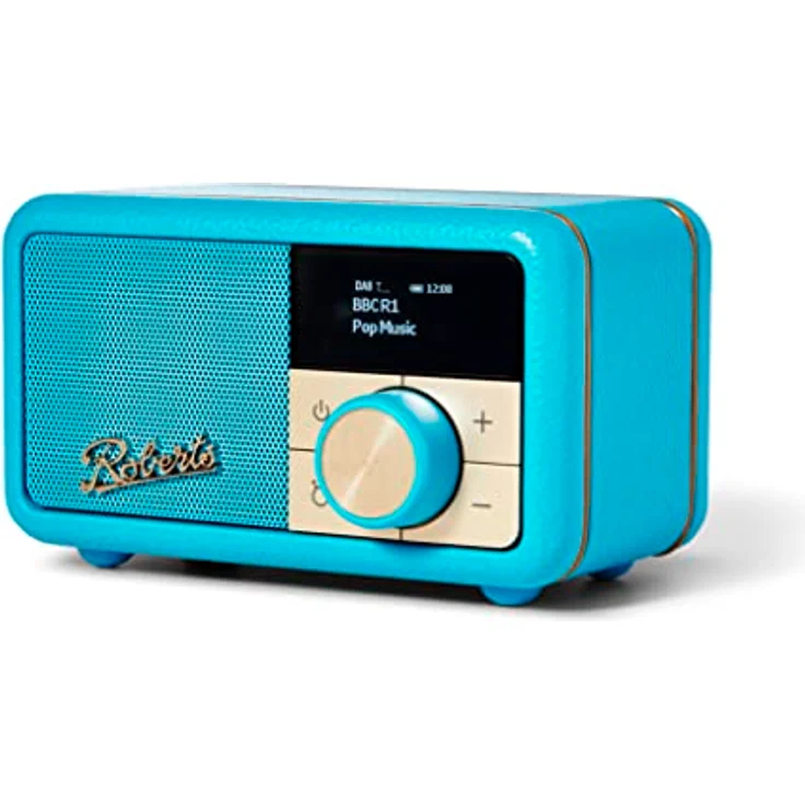 ROBERTS Revival Petit Radio – Kompaktes tragbares Radio mit Dab+/UKW/Bluetooth, 20 Stunden Akkulaufzeit, AUX-Eingang, passiver Heizkörper, türkis – Bild 5