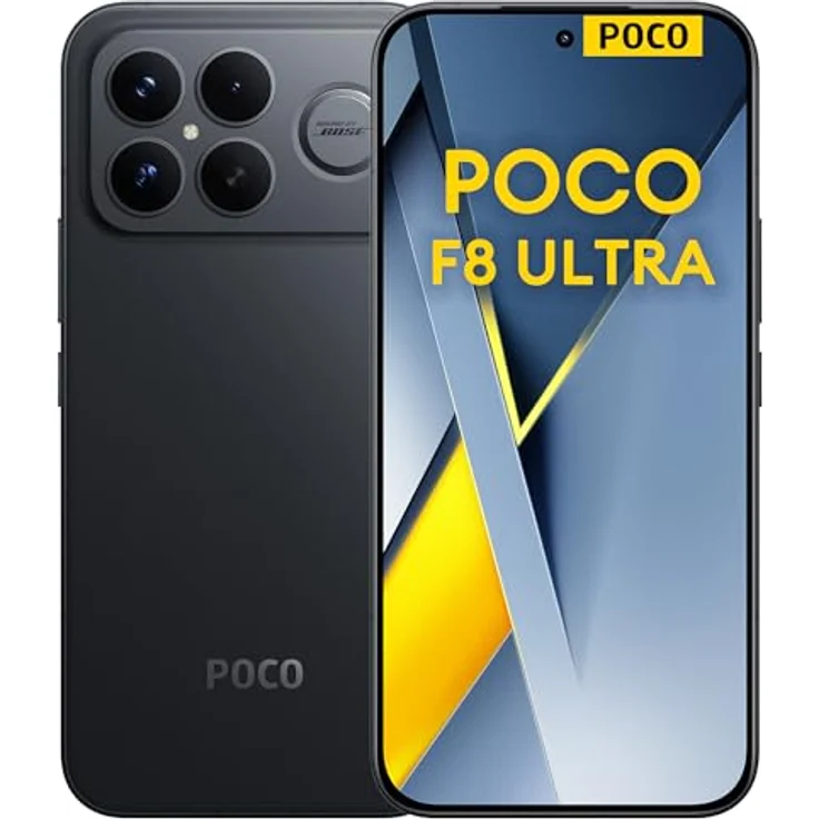 XIAOMI Poco F8 Ultra 5G, Smartphone mit 256GB Speicher, 12GB RAM, Dual SIM, Schwarz – Bild 1