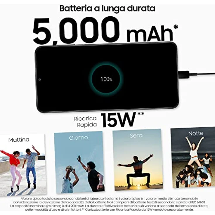 Samsung Galaxy A13 SM-A137FZKUEUE Smartphone 16.8 cm (6.6) Dual SIM 4G USB Type-C 3 GB 32 GB 5000 mAh Black – Bild 5