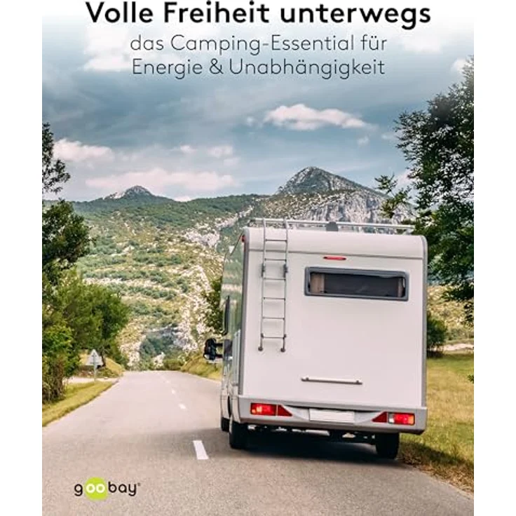 Goobay Camping Adapterleitung 1,5 m, orange, 2 CEE-Buchsen, IP44, für Außenbereich – Bild 8