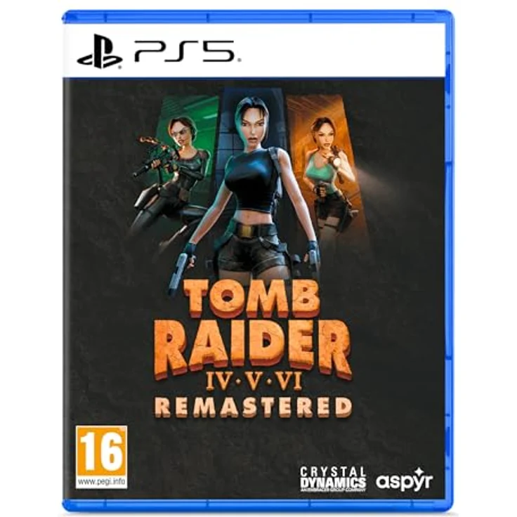 Aspyr Tomb Raider IV-VI Remastered, PS5-Spiel mit klassischen und remasterten Grafiken, für Abenteuerfans – Bild 1