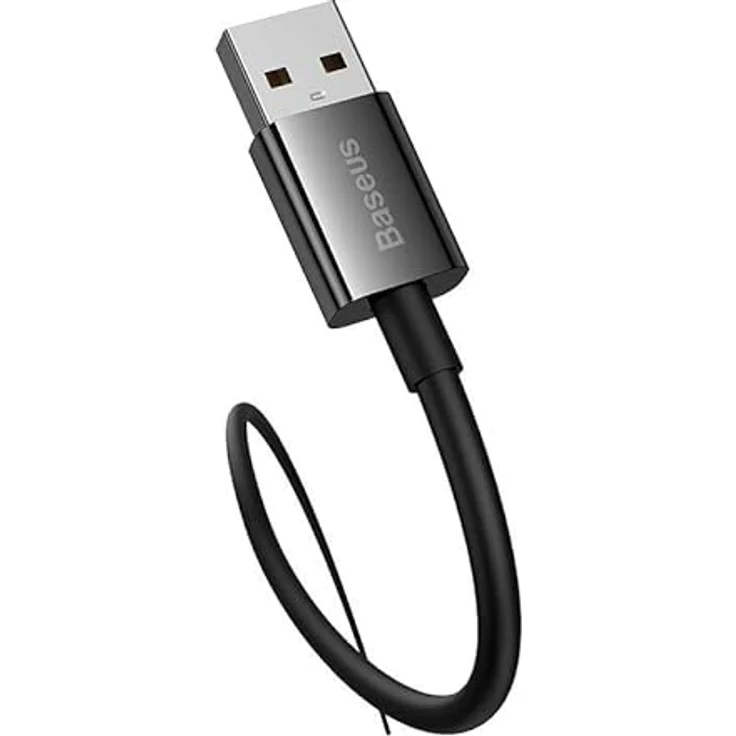 Baseus Schnell-Ladekabel USB-C 100W, 1,5m, USB/USB-C, schwarz, unterstützt 6A und 480 Mbps Datenübertragung – Bild 4