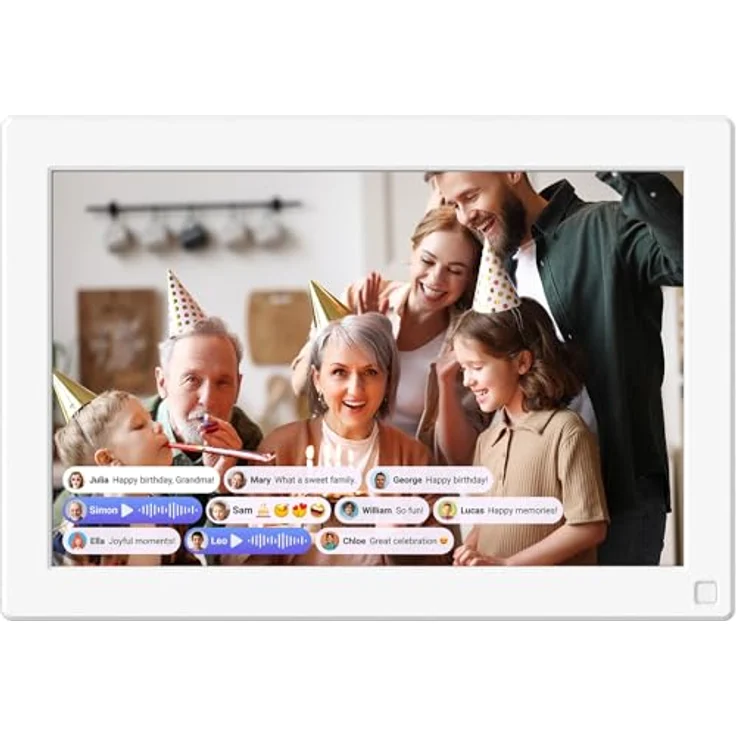 myFirst Frame Live 10, Digitaler Bilderrahmen in Weiß mit HD-Display – Bild 5